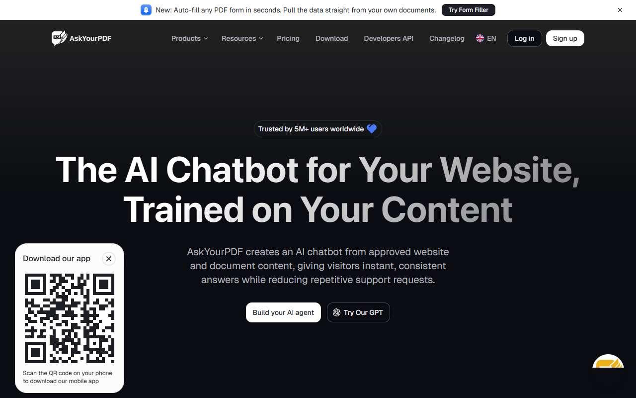 AskYourPDF website