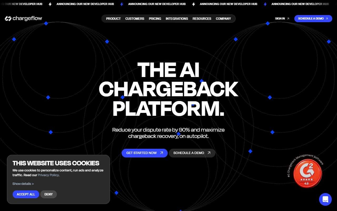 Chargeflow website