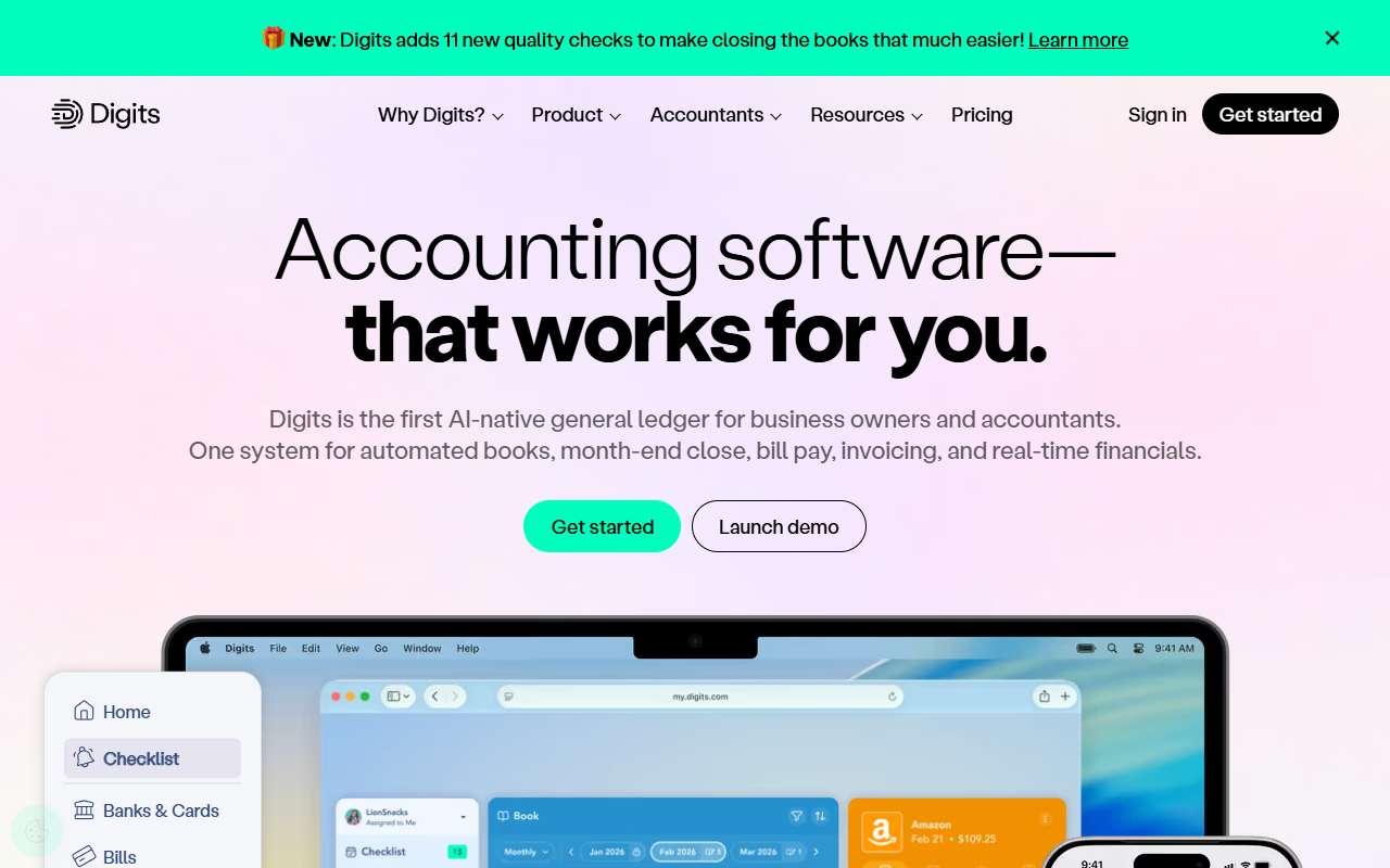 Digits website