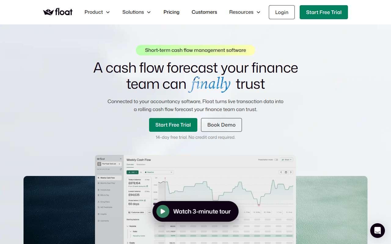 Float Cash Flow website