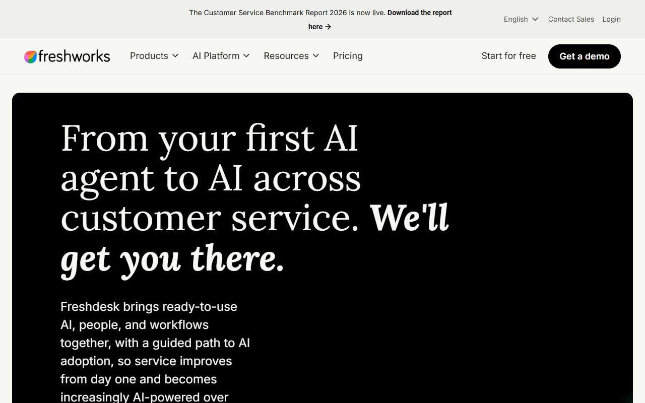 Freshdesk website