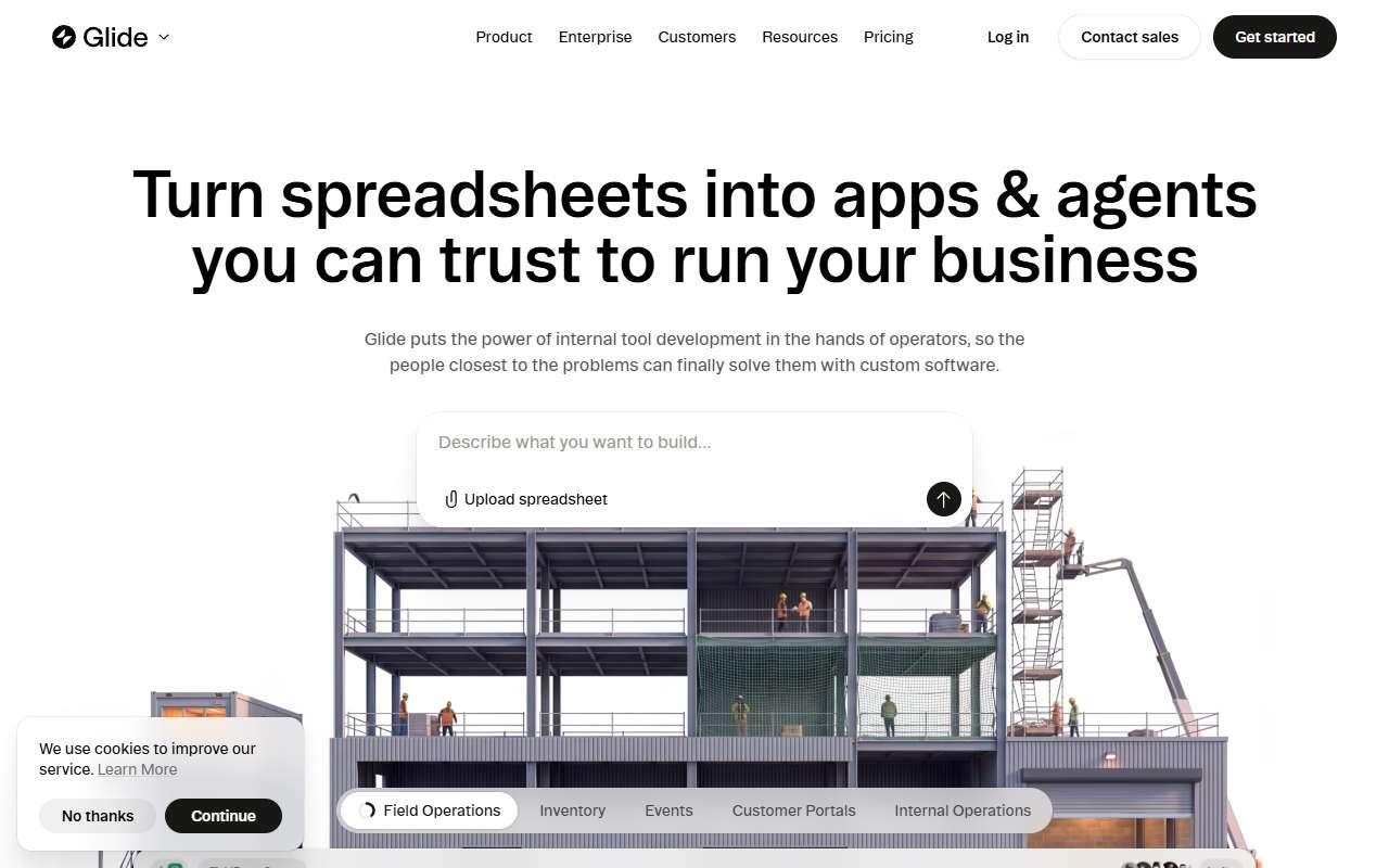 Glide website
