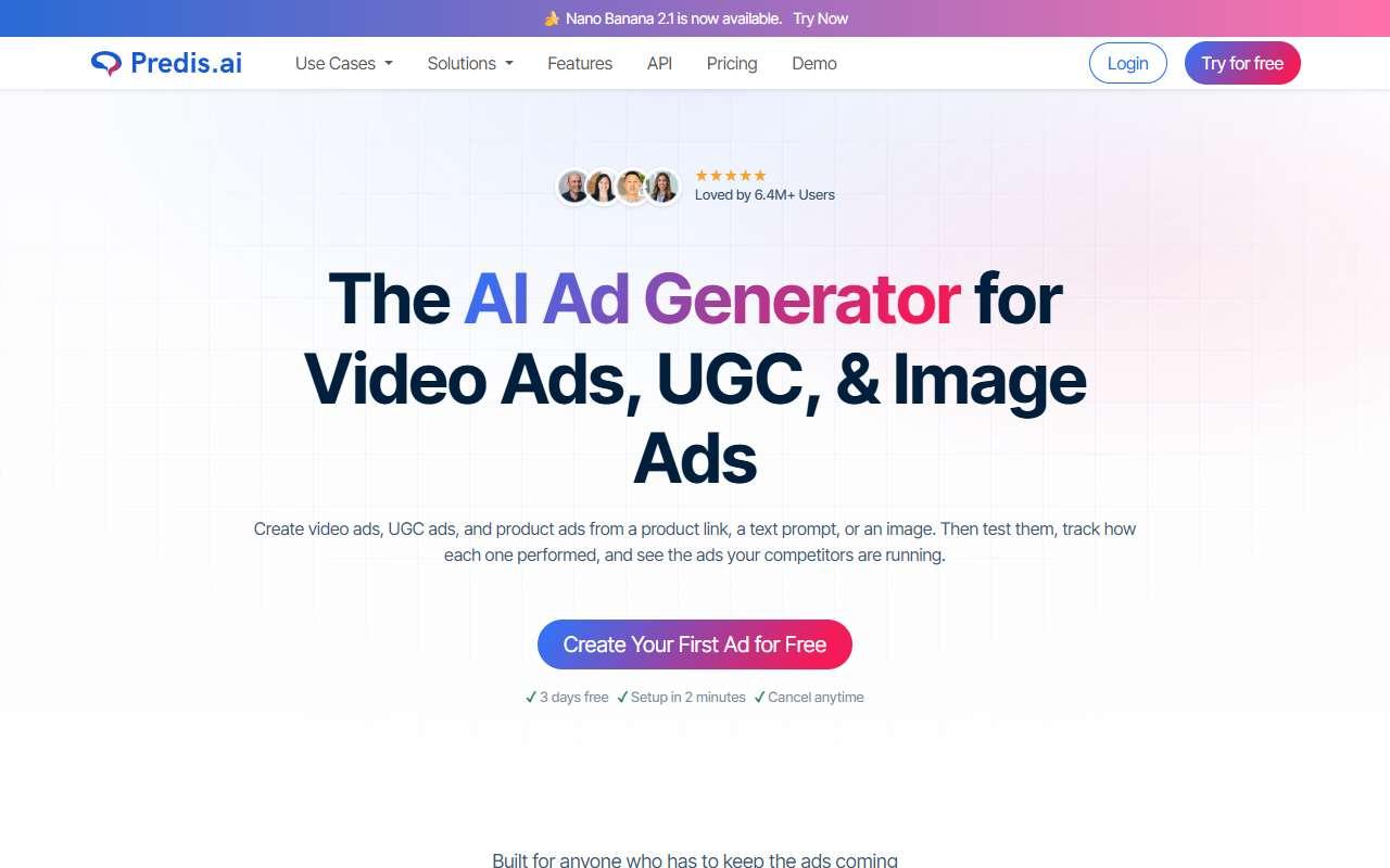 Predis.ai website