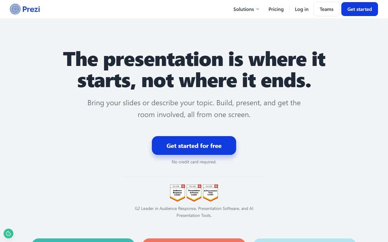 Prezi website
