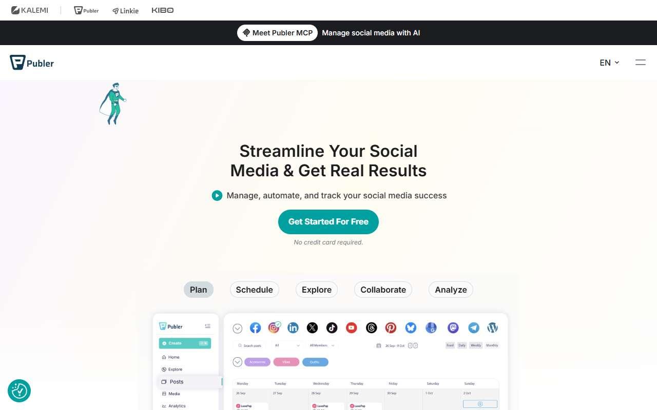 Publer website