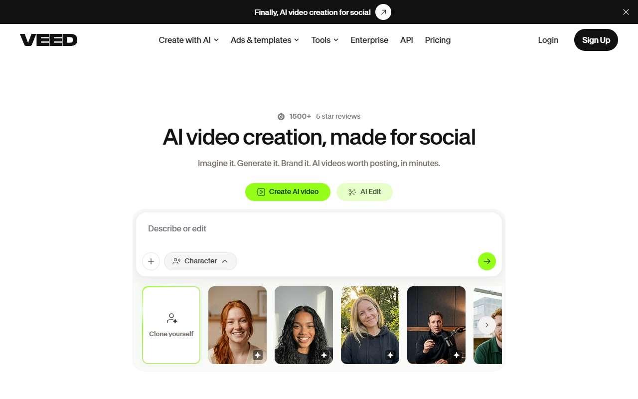 VEED website