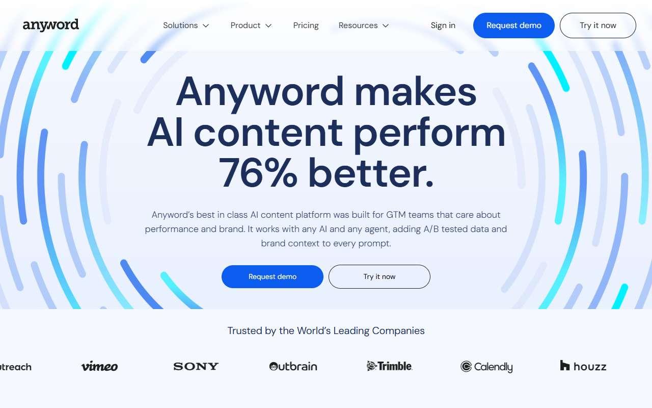 Anyword website