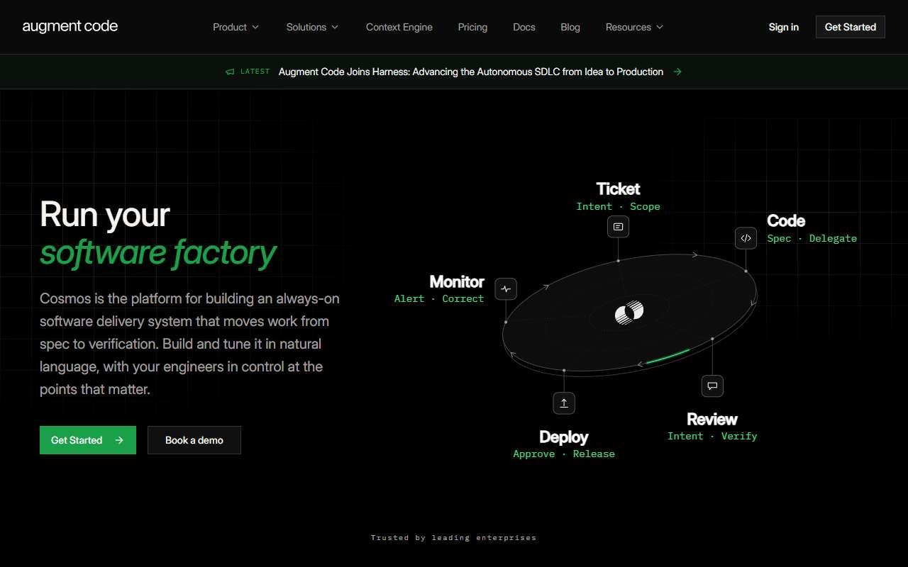 Augment Code website