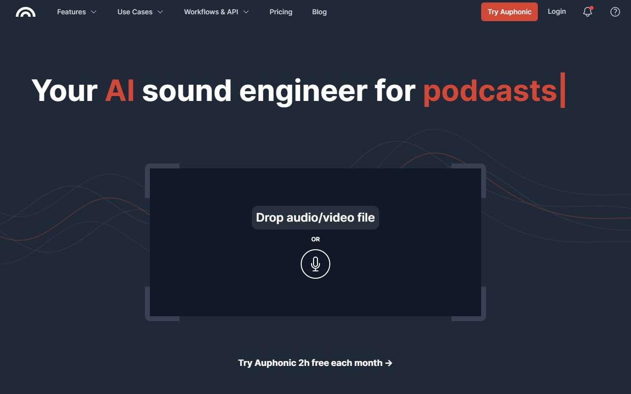 Auphonic website