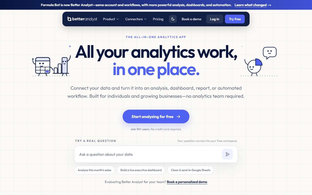 Better Analyst website