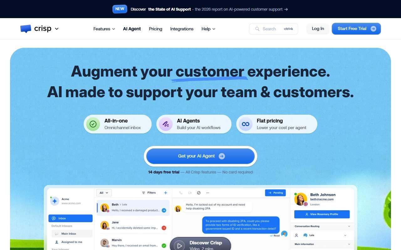 Crisp website