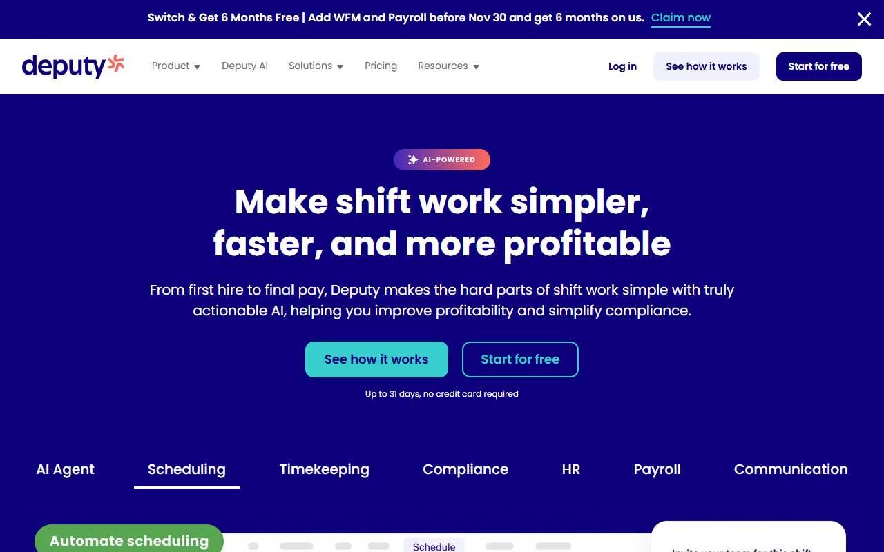 Deputy website