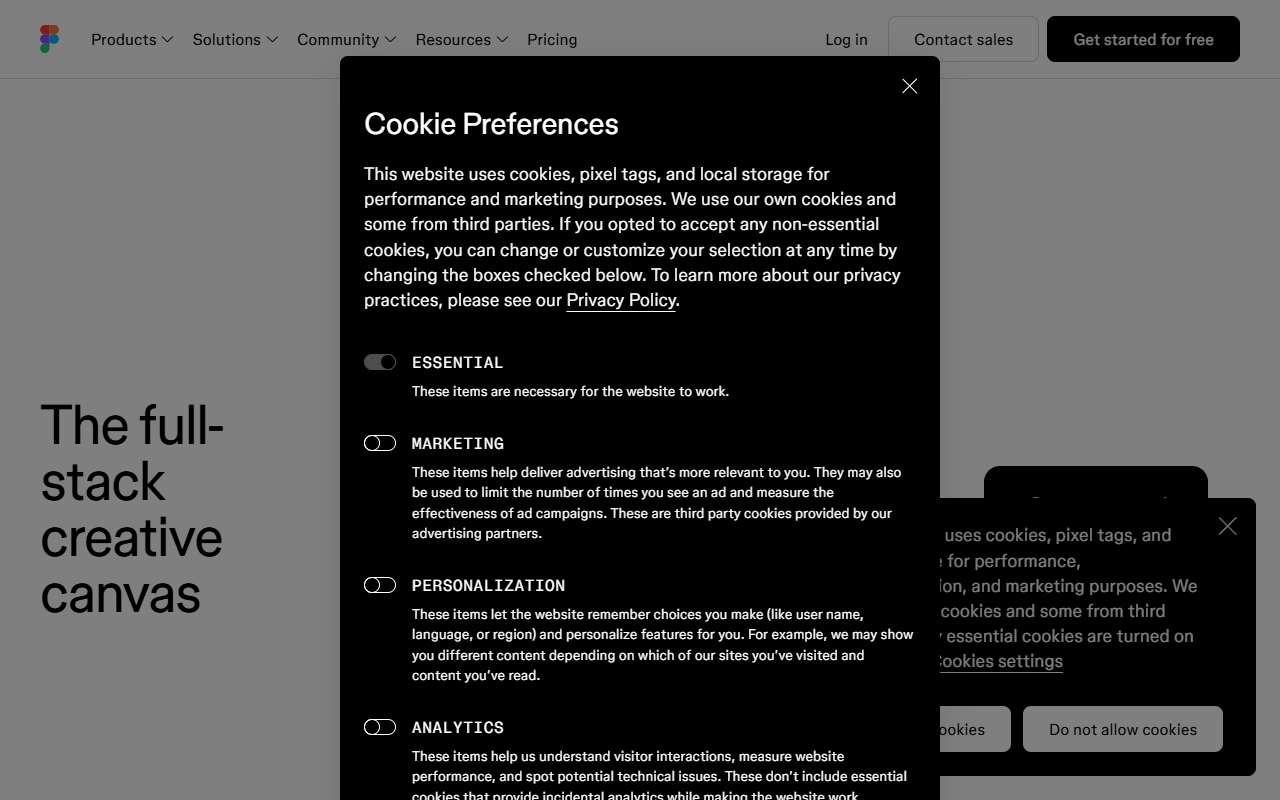 Figma website