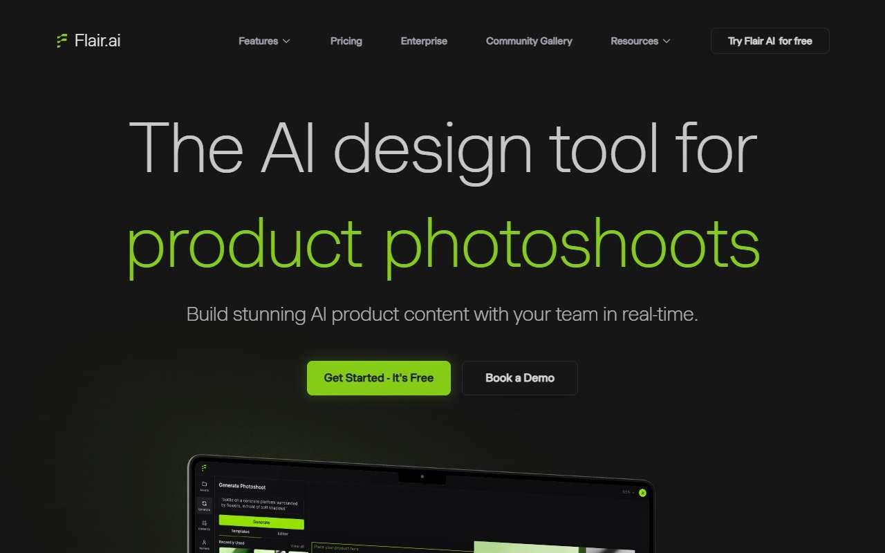 Flair.ai website