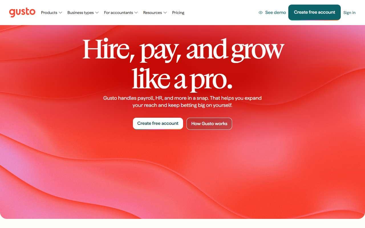 Gusto website
