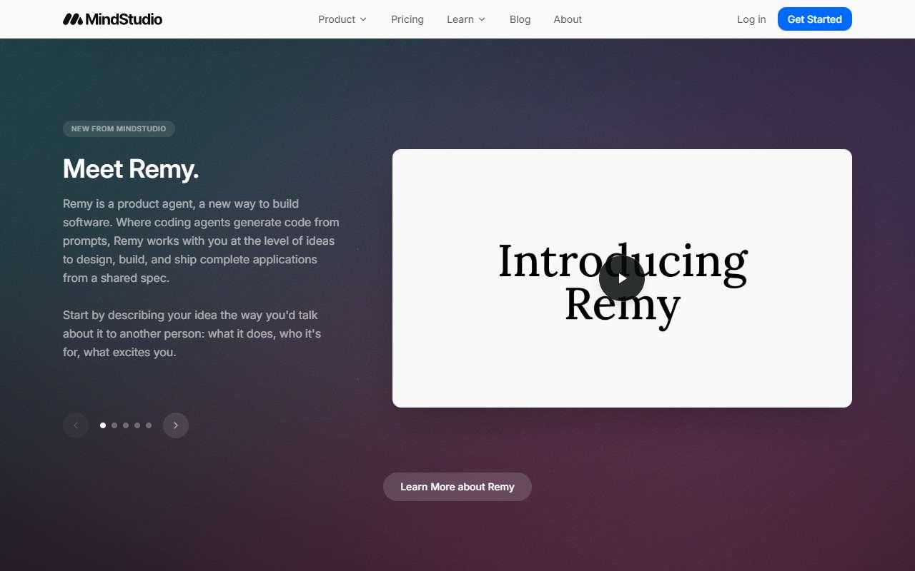 MindStudio website