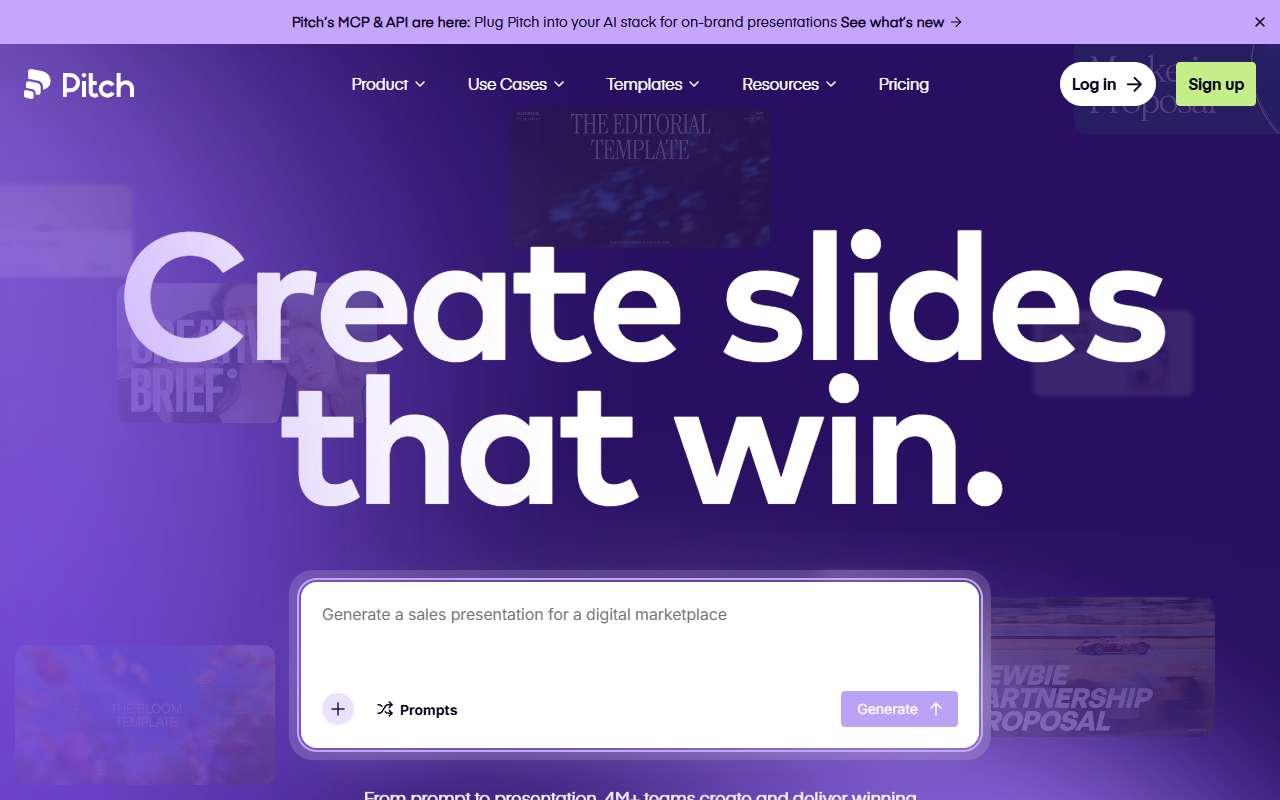 Pitch website