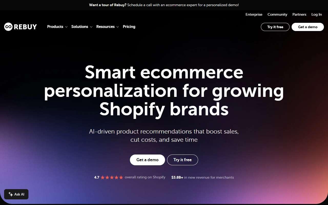 Rebuy website