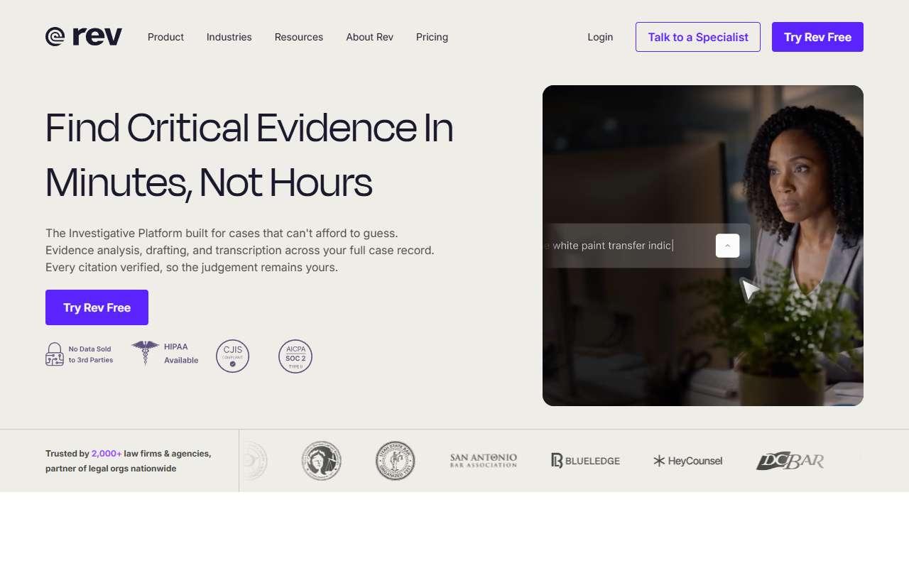 Rev website