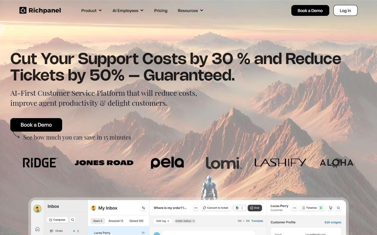 Richpanel website