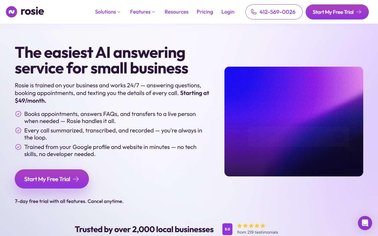 Rosie website