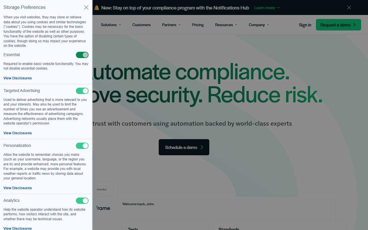 Secureframe website