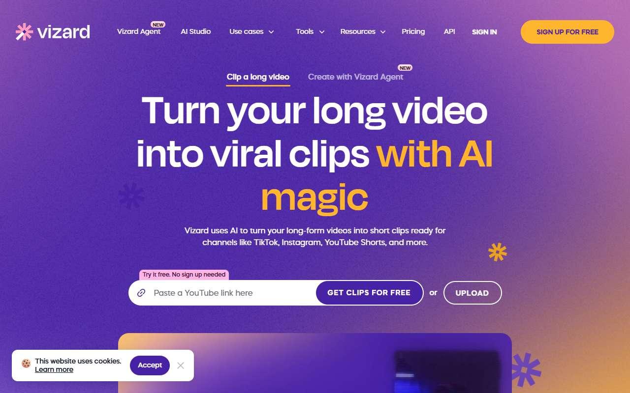 Vizard website