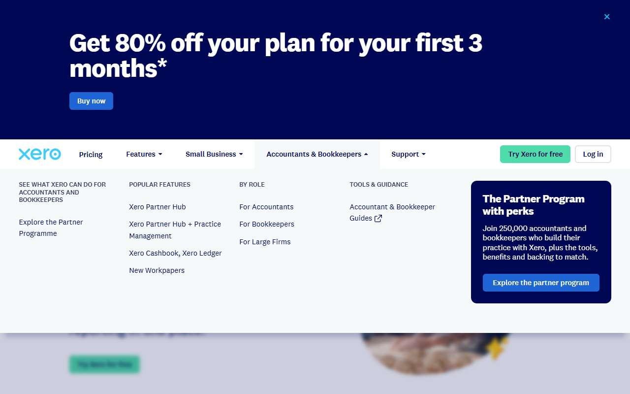Xero website